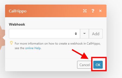 Delete Deal module with Contact Id and Deal Id fields